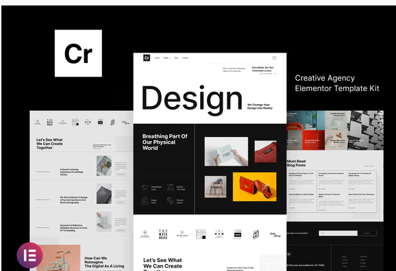 Crispin – Creative Agency Elementor Template Kit