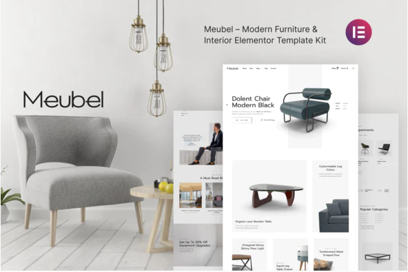 Meubel – Modern Furniture WooCommerce Elementor Template Kit