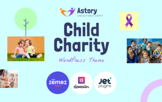 Astory Child Charity WordPress Theme