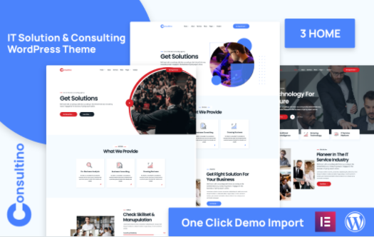 Consultino – IT Solutions IT Service WordPress Theme