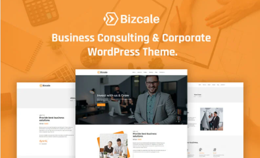 Bizcale – Business Consulting Corporate Elementor WordPress Theme