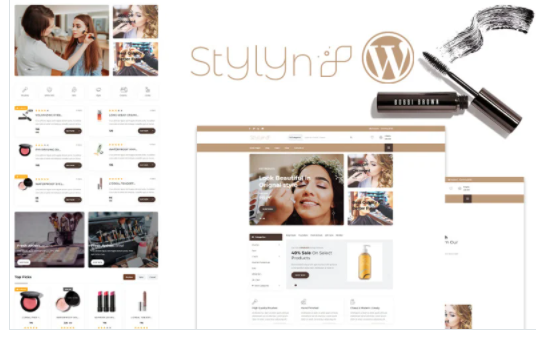 Stylyn Cosmetic And Beauty Shop WordPress Theme