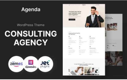 Agenda Consulting Agency WordPress Theme