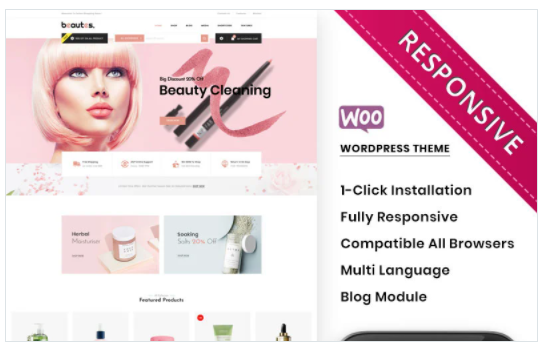 Beautes The Mega Cosmetic Store WooCommerce Theme