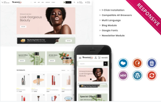 Beautary The Ladies Cosmetic Store WooCommerce Theme