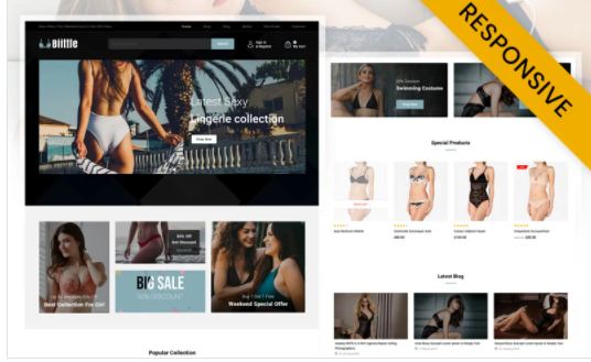 Biittle Lingerie Store WooCommerce Theme