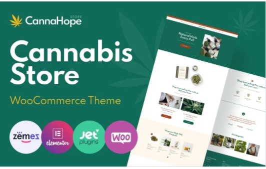 CannaHope Medical Marijuana and Cannabis WooCommerce Theme