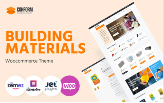 Conform Building Materials Website Templates WooCommerce Theme