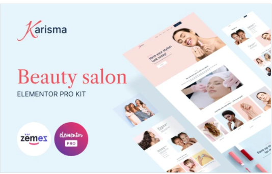 Beauty Salon Karisma Elementor Kit