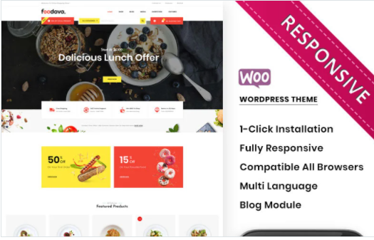 Foodava The Cafe Restaurant Premium WooCommerce Theme