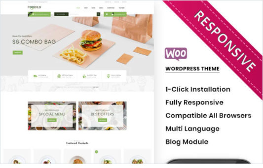 Foodilo The Fast Food Restaurant Store WooCommerce Theme