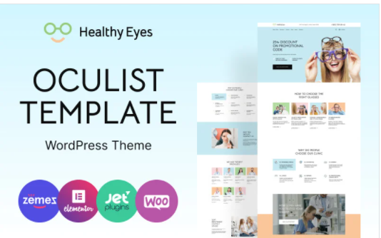 HealthEyes Optician WooCommerce Theme