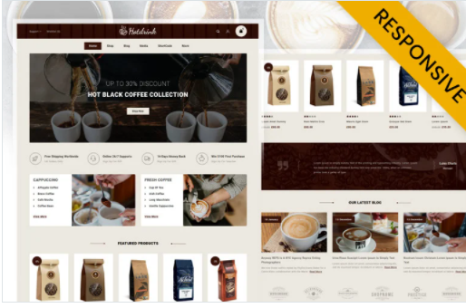 Hot Drink Coffee Store WooCommerce Theme