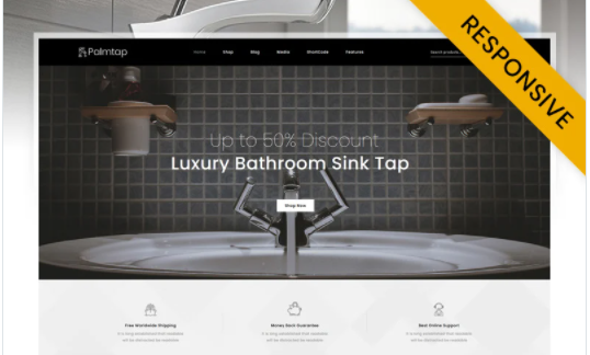 Palmtap Plumbing Hardware Store WooCommerce Theme