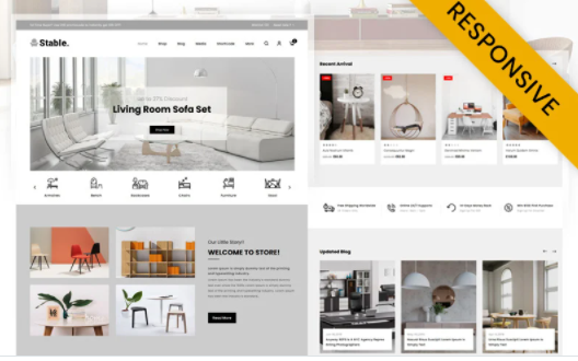 Stable Modern Furniture Store WooCommerce Theme