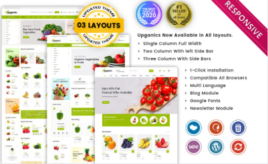 Upganic The Mega Grocery Store Premium WooCommerce Theme