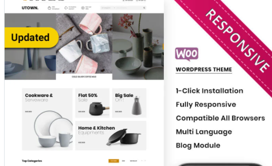 Utown The Mega Kitchen Store Premium WooCommerce Theme