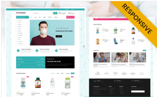 Xtonic Medicine Store WooCommerce Theme