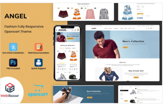 Angel Best ELectronic Theme OpenCart Template
