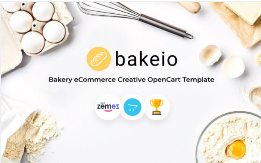 Bakeio Bakery eCommerce Creative OpenCart Template 1