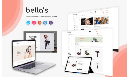 Bellas Cosmetics OpenCart Template