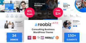 Reobiz – Consulting Business WordPress Theme