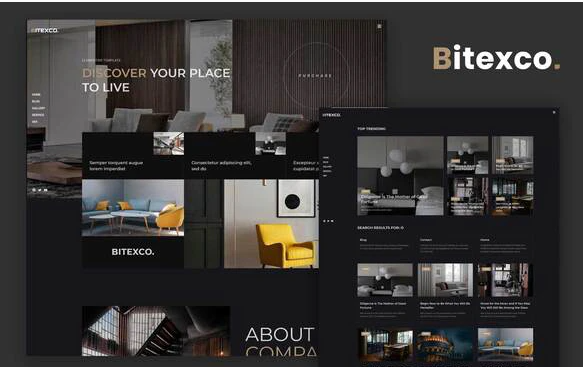 Bitexco Creative Interior Elementor Template Kit