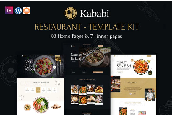 Kababi Restaurant Elementor Template Kit