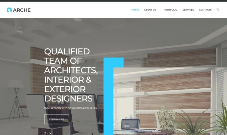 Arche Architecture Responsive Creative HTML Website Template