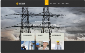 Roxtone Construction Company Responsive Creative HTML Website Template 1