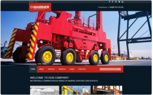Mariner Construction Company Clean Responsive HTML Website Template
