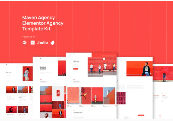 Maven Business Agency Elementor Template Kit