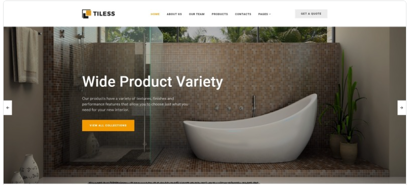 Tiless Home Decor Multipage Creative HTML Website Template