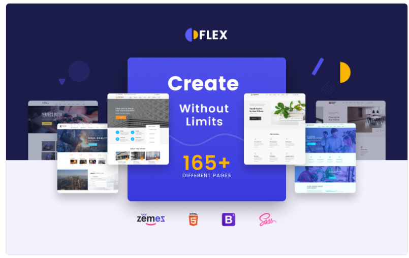 Flex Universal Multipurpose Creative HTML Website Template