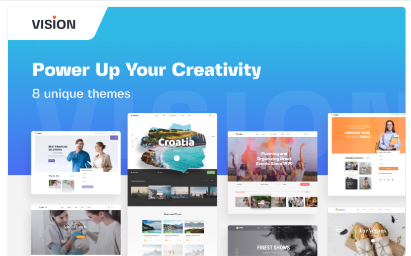 Vision Responsive Multipurpose Website Template