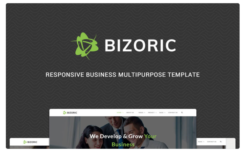 Bizoric Responsive Multipurpose HTML Website Template