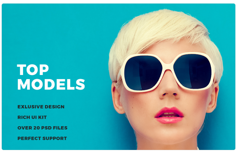 Top Models Website Template