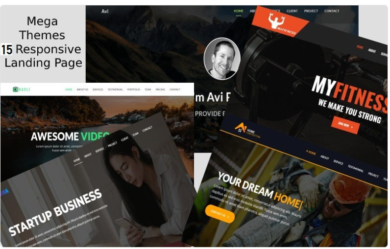 15 multipurpose Business Website Template