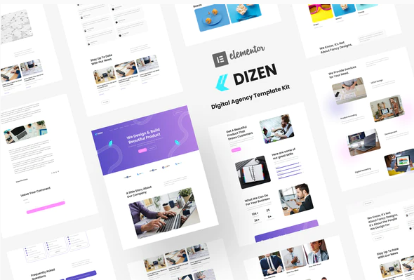 Dizen Digital Agency Elementor Template Kit