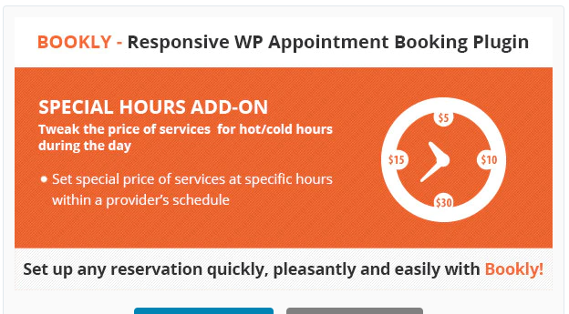 Bookly Special Hours 2.6