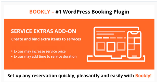 Bookly Service Extras Add on 4.1