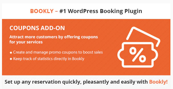 Bookly Coupons Add on 3.3