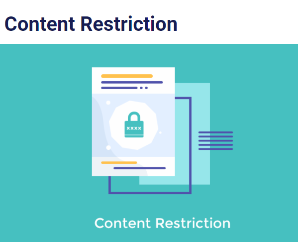 User Registration Content Restriction