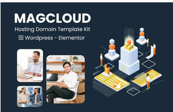 Magcloud Hosting Domain Elementor Template Kit