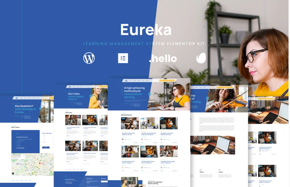 Eureka Online Learning Elementor Template Kit