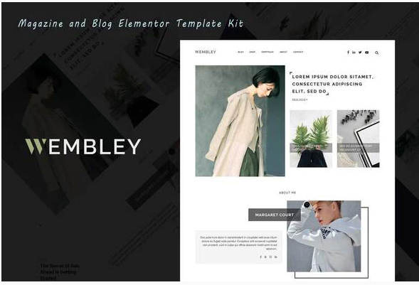 Wembley Blog Magazine Elementor Template Kit