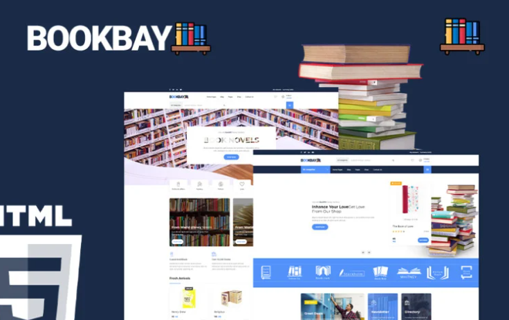 Bookbay Book Store HTML5 Website Template