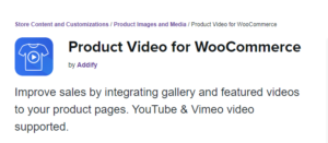 Product Video for WooCommerce