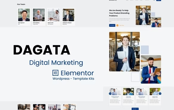 Dagata Digital Marketing Elementor Template Kits