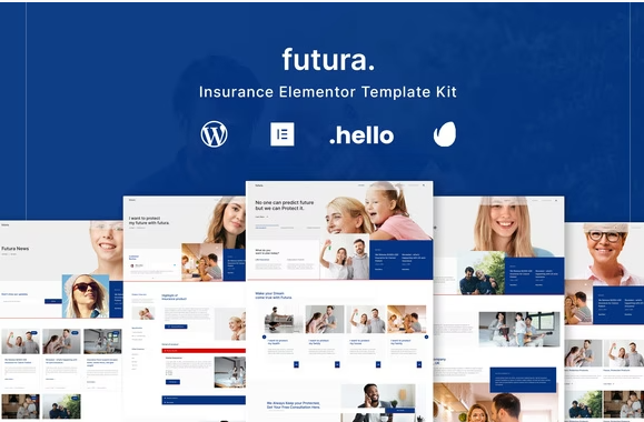 Futura Insurance Elementor Template Kit